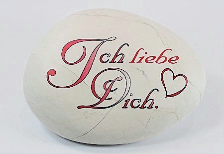 Wir beschriften Steine